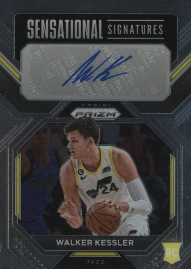 2022 Panini Prizm Sensational Signatures Walker Kessler #SSWK Basketball Card