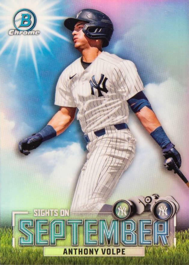 2023 Bowman Sights on September Anthony Volpe #SOS14 Baseball Card