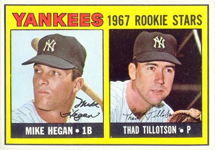 1967 Topps Yankees Rookies #553 Baseball Card