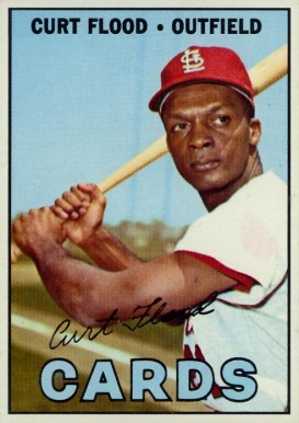 1967 Topps Curt Flood #245 Baseball Card