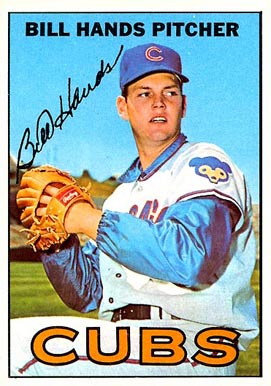 1967 Topps Bill Hands #16 Baseball Card