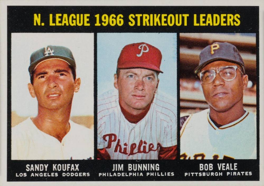 1967 Topps N.L. Strikeout Leaders #238 Baseball Card