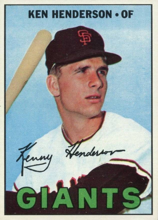 1967 Topps Ken Henderson #383 Baseball Card