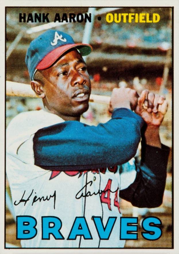 1967 Topps Hank Aaron #250 Baseball Card