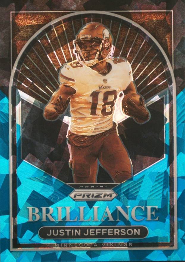 2022 Panini Prizm Brilliance Justin Jefferson #B10 Football Card