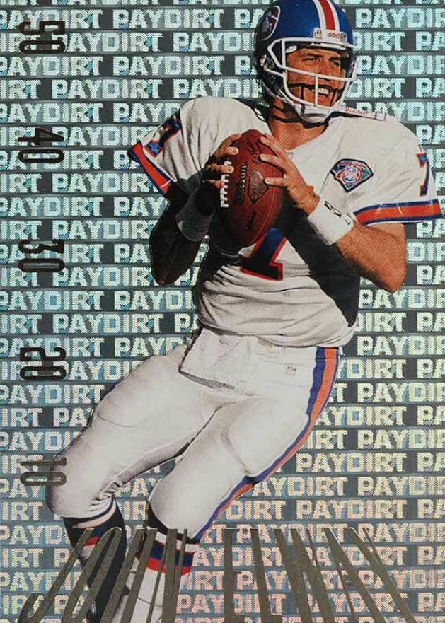 1995 Skybox Premium Paydirt John Elway #PD8 Football Card