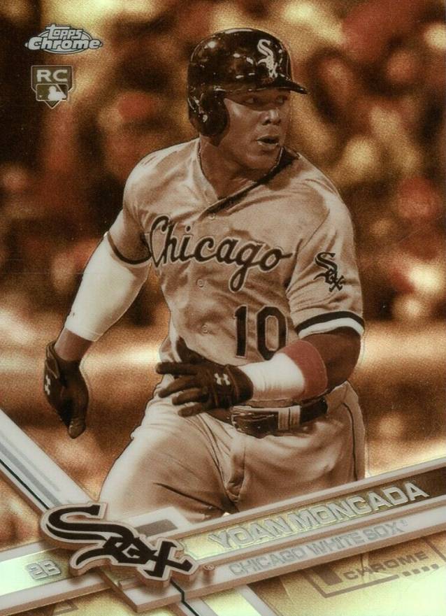 2017 Topps Chrome Yoan Moncada #75 Baseball Card