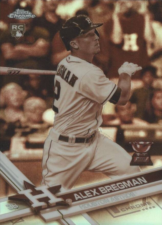 2017 Topps Chrome Alex Bregman #9 Baseball Card