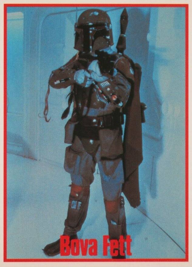 1980 Star Wars Roadshow Inserts Hand Cut Bova Fett # Non-Sports Card