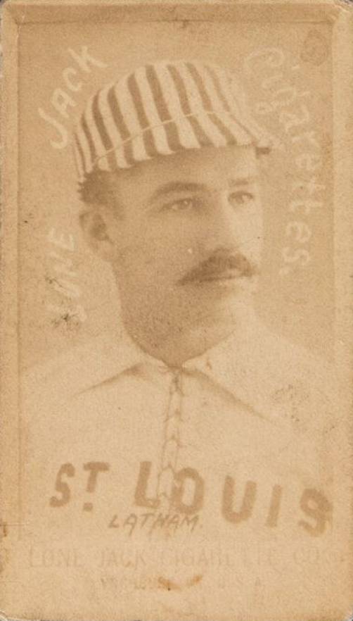 1887 Lone Jack St. Louis Browns Arlie Latham # Baseball Card