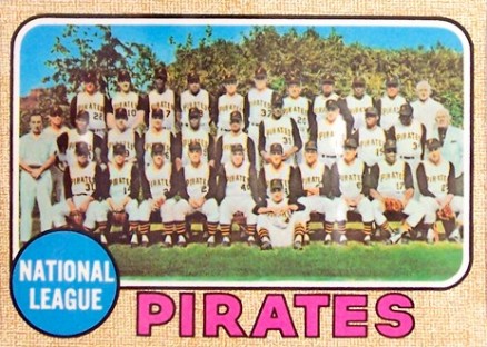 1968 Topps Pittsburgh Pirates #308 Baseball Card