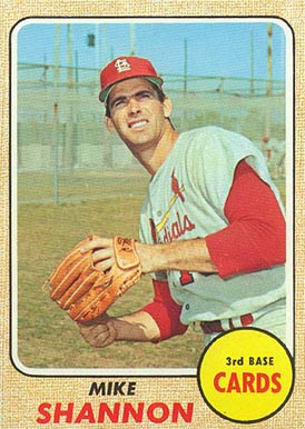 1968 Topps Mike Shannon #445 Baseball Card