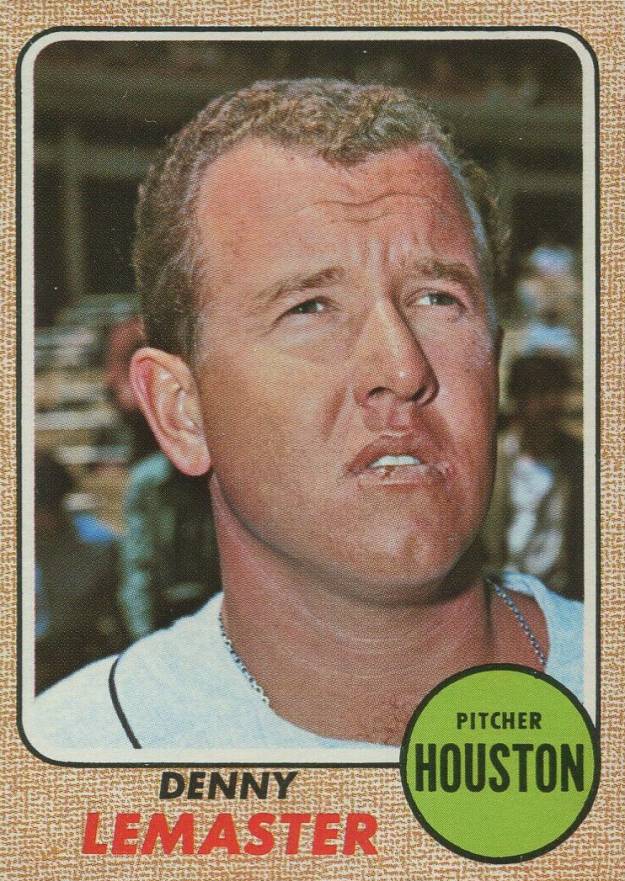 1968 Topps Denny Lemaster #491 Baseball Card