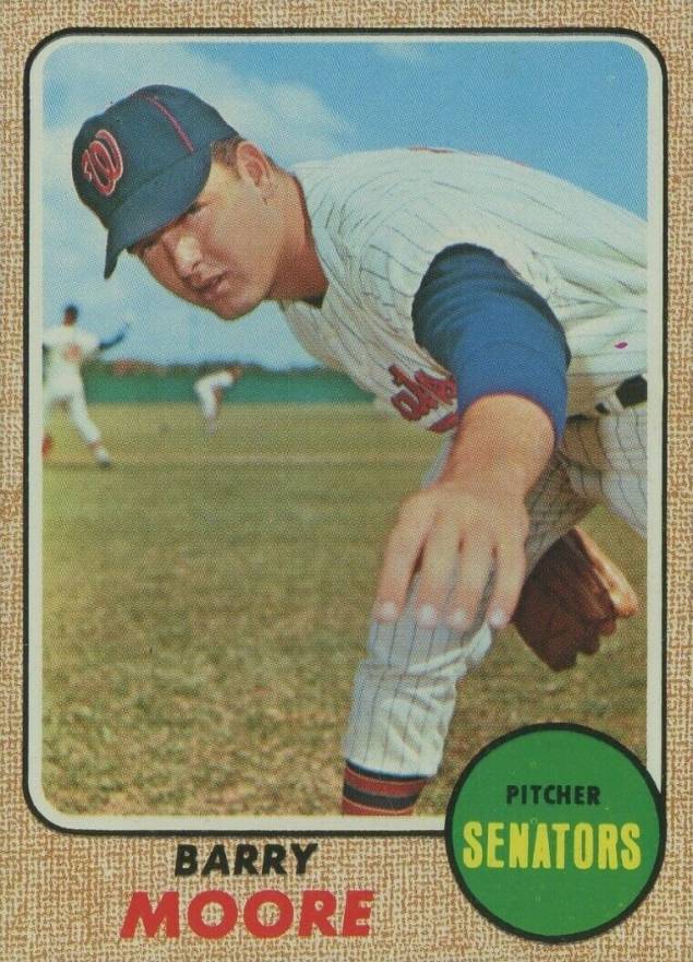 1968 Topps Barry Moore #462 Baseball Card