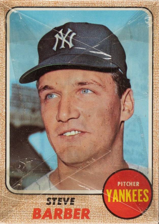 1968 Topps Cello Pack #CP Baseball Card