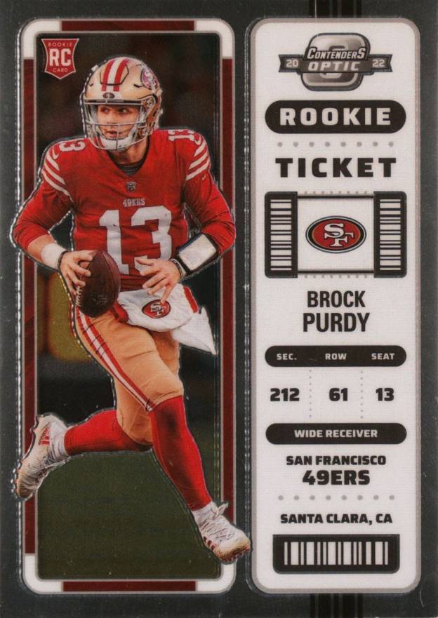 2022 Panini Contenders Optic Brock Purdy #68 Football Card