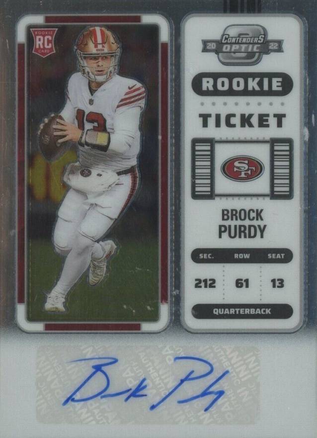 2022 Panini Contenders Optic Brock Purdy #146 Football Card