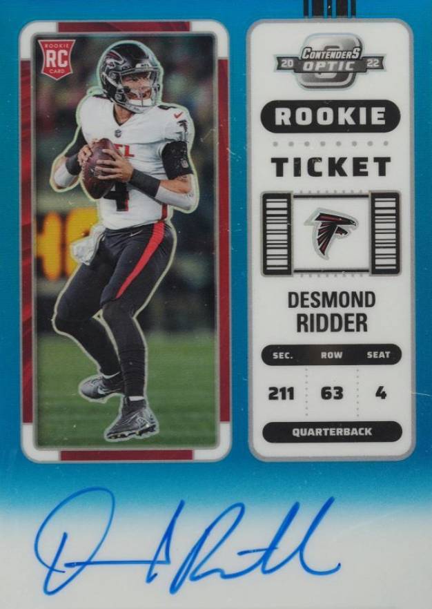 2022 Panini Contenders Optic Desmond Ridder #114 Football Card