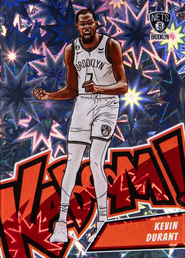 2022 Panini Crown Royale Kaboom! Kevin Durant #4 Basketball Card