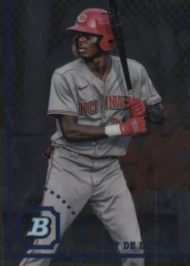 2022 Bowman Heritage Chrome Prospects Elly de La Cruz #104 Baseball Card