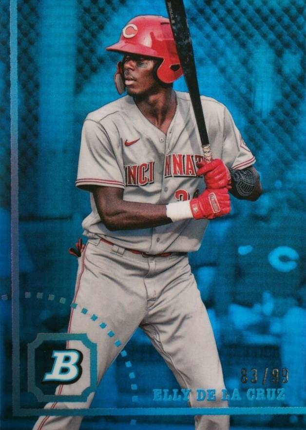 2022 Bowman Heritage Chrome Prospects Elly de La Cruz #104 Baseball Card