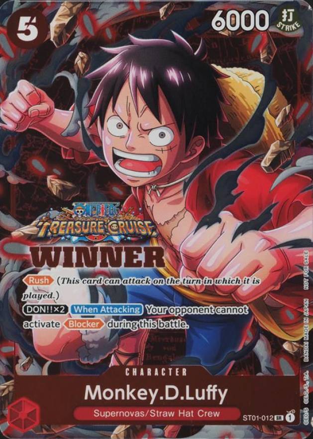 2023 One Piece Promos Monkey D. Luffy #012 TCG Card