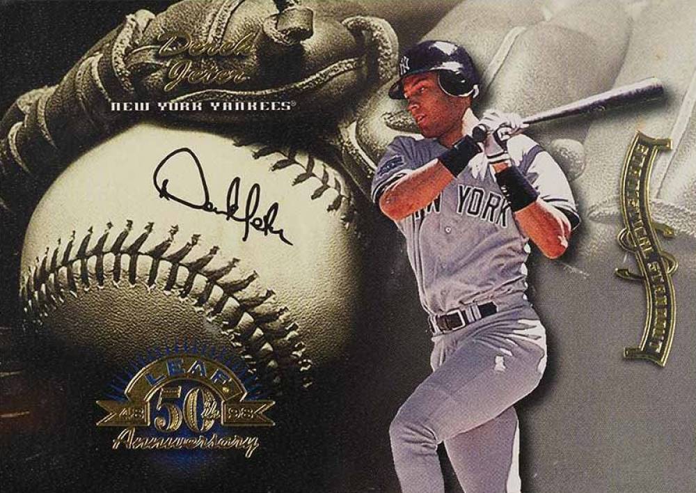 1998 Leaf Statistical Standouts Derek Jeter #23 Baseball Card