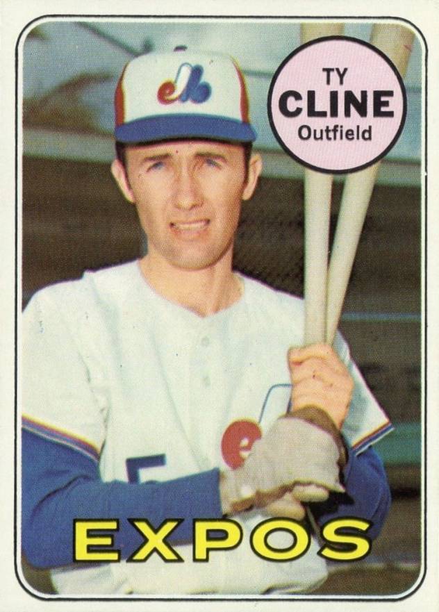1969 Topps Ty Cline #442 Baseball Card