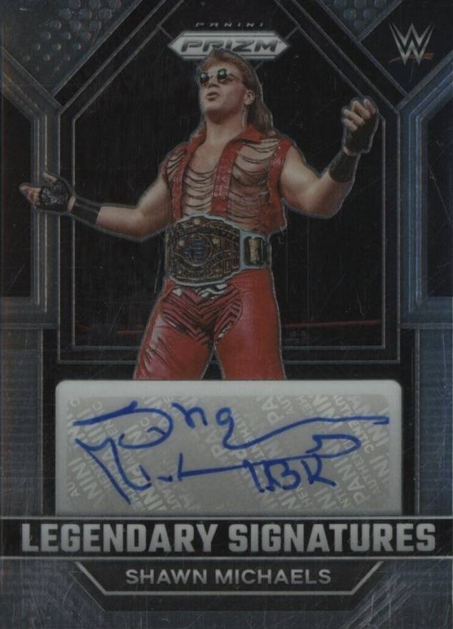 2023 Panini Prizm WWE Legendary Signatures Shawn Michaels #LSSML Other Sports Card