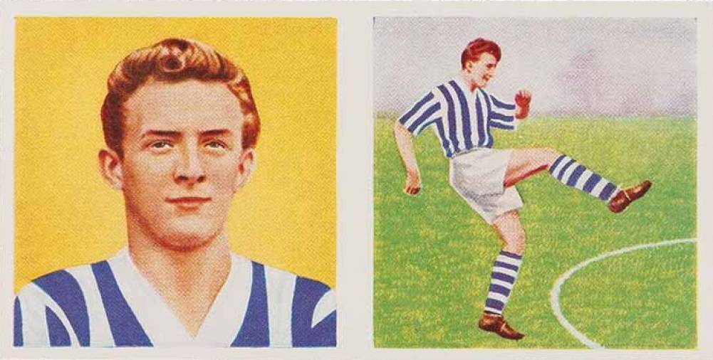 1958 Chix Confectionery Footballers Portrait & Action Denis Law #11 Soccer Card