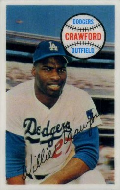 1970 Kellogg's Kelloggs Willie Crawford #26 Baseball Card