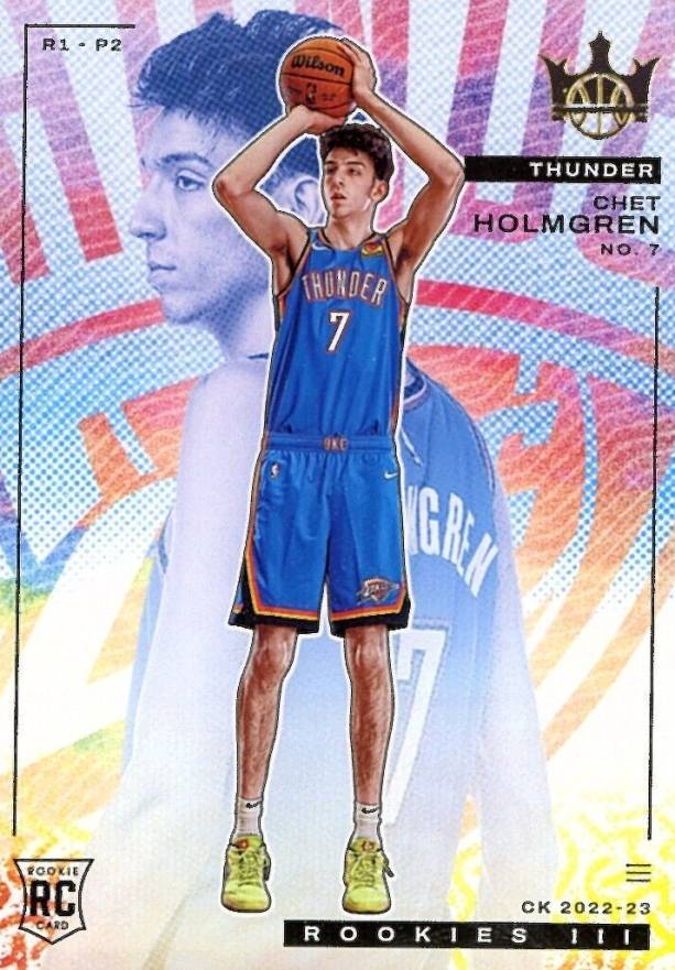 2022 Panini Court Kings Chet Holmgren #140 Basketball Card