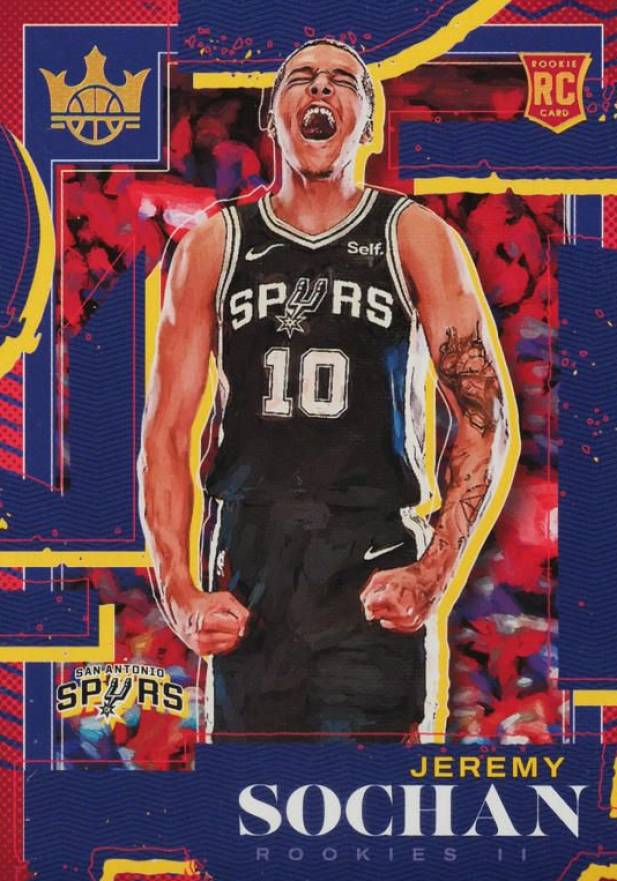 2022 Panini Court Kings Jeremy Sochan #101 Basketball Card