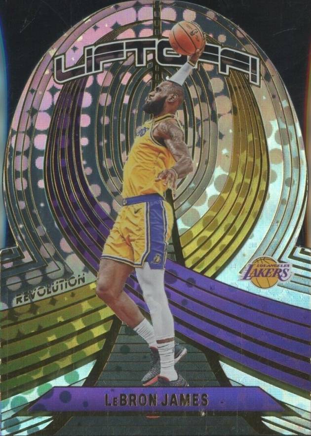 2022 Panini Revolution Liftoff! LeBron James #3 Basketball Card