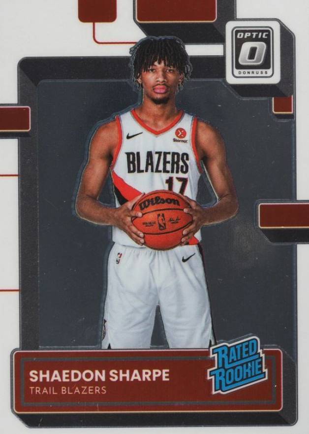 2022 Panini Donruss Optic Shaedon Sharpe #249 Basketball Card