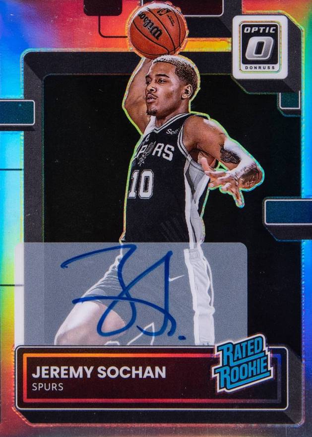 2022 Panini Donruss Optic Jeremy Sochan #236 Basketball Card