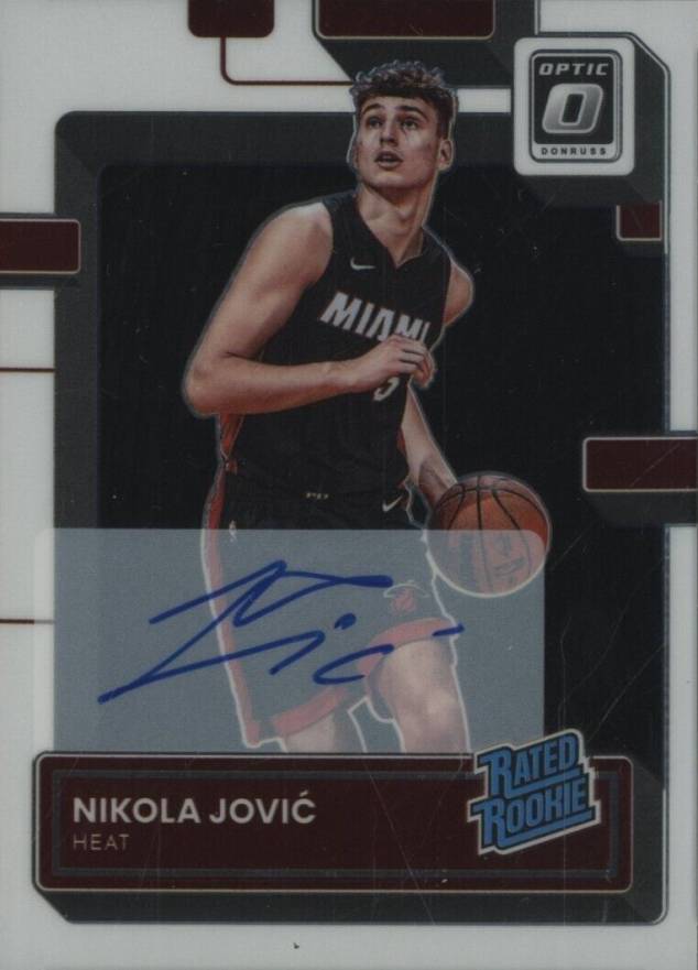 2022 Panini Donruss Optic Nikola Jovic #224 Basketball Card