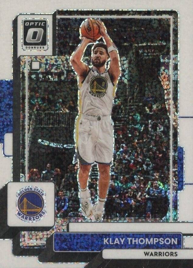 2022 Panini Donruss Optic Klay Thompson #71 Basketball Card