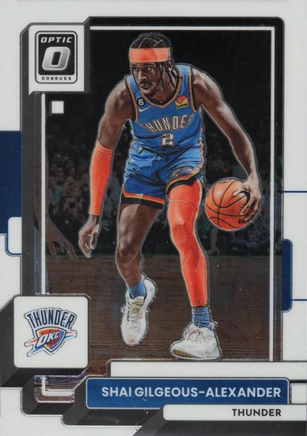 2022 Panini Donruss Optic Shai Gilgeous-Alexander #44 Basketball Card