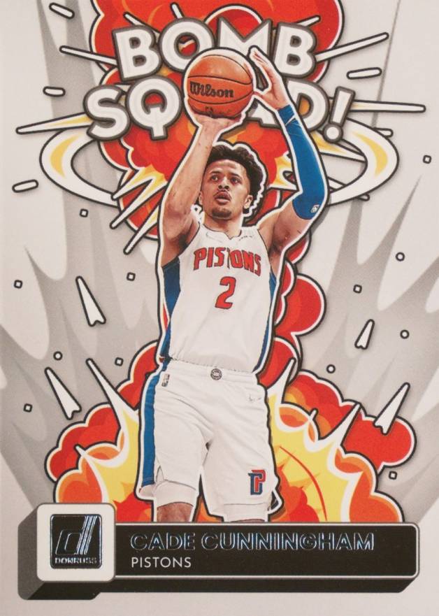 2022 Panini Donruss Bomb Squad Cade Cunningham #9 Basketball Card