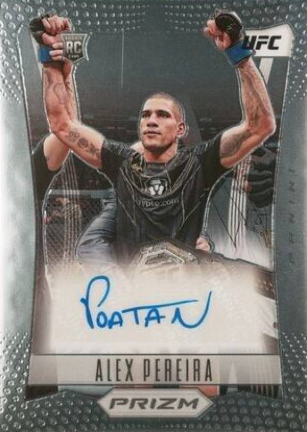 2023 Panini Prizm UFC Throwback Signatures Alex Pereira #THAXP Other Sports Card