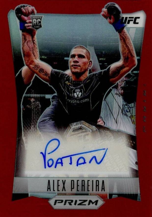 2023 Panini Prizm UFC Throwback Signatures Alex Pereira #THAXP Other Sports Card