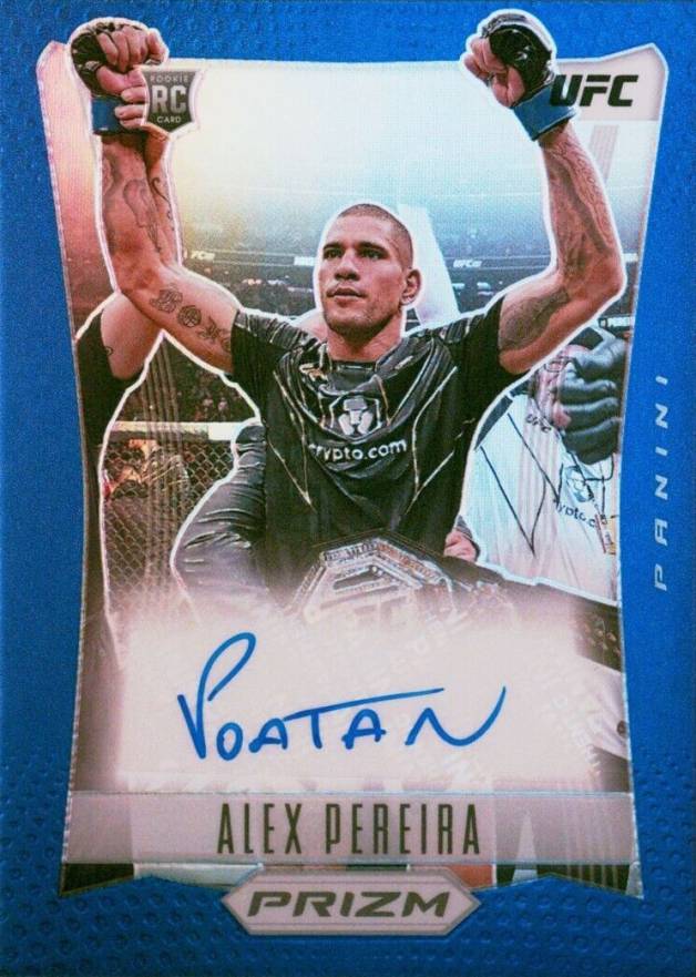 2023 Panini Prizm UFC Throwback Signatures Alex Pereira #THAXP Other Sports Card