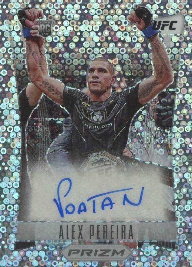 2023 Panini Prizm UFC Throwback Signatures Alex Pereira #THAXP Other Sports Card