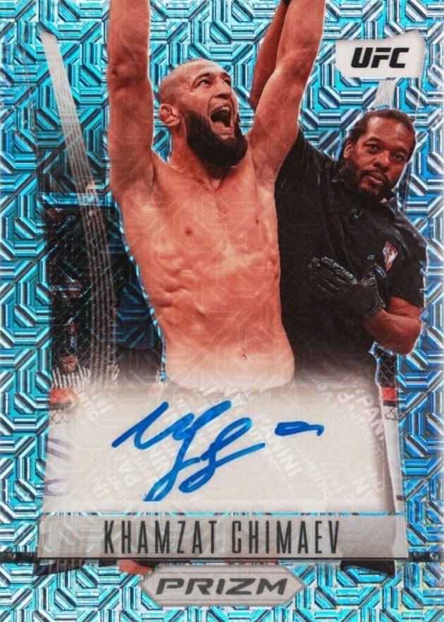 2023 Panini Prizm UFC Throwback Signatures Khamzat Chimaev #THKZC Other Sports Card