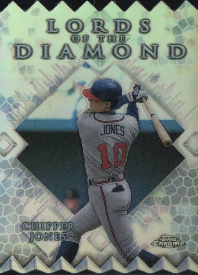 1999 Topps Chrome Lords of the Diamond Chipper Jones #LD2 Baseball Card