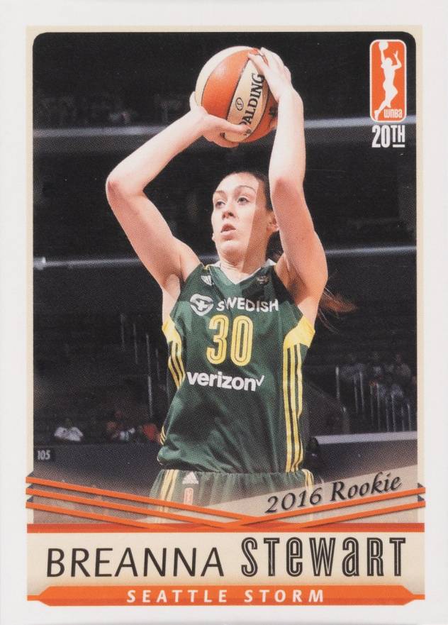 2016 Rittenhouse WNBA Breanna Stewart #95 Basketball Card