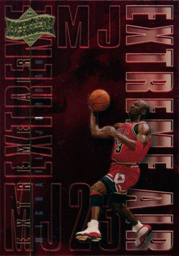 1999 Upper Deck MJ Athlete of the Century Extreme Air Michael Jordan #EA11 Basketball Card