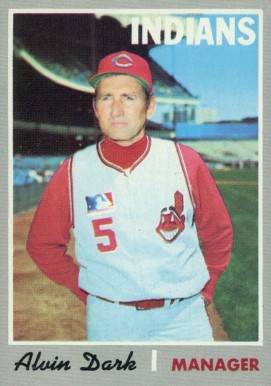 1970 Topps Alvin Dark #524 Baseball Card
