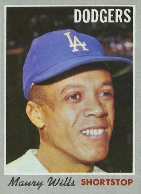 1970 Topps Maury Wills #595 Baseball Card